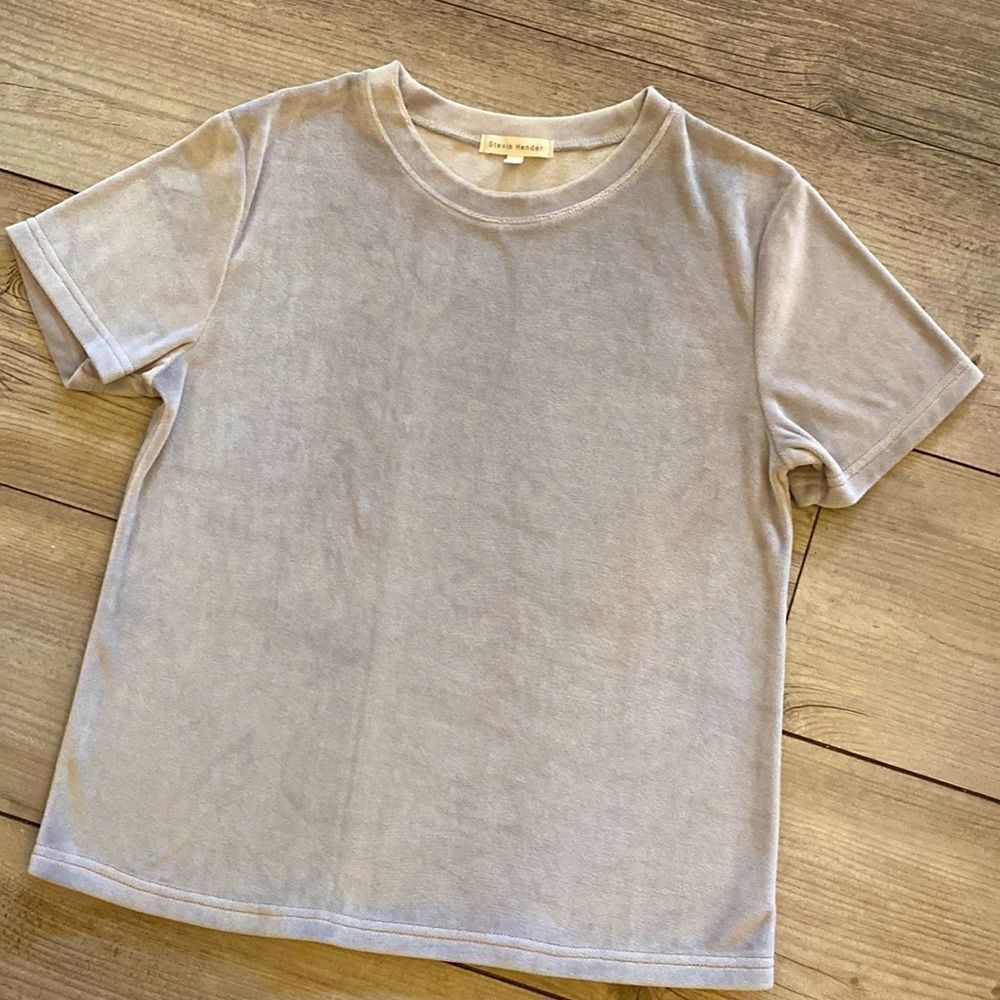 Stevie Hender Size Medium Velvet Top